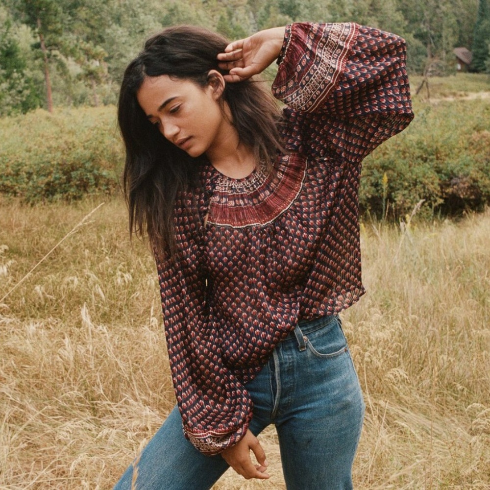Dôen Manzanita Silk Blouse size M